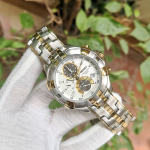 Đồng hồ Seiko Mens Retrograde Chronograph Two Tone Watch SPC012