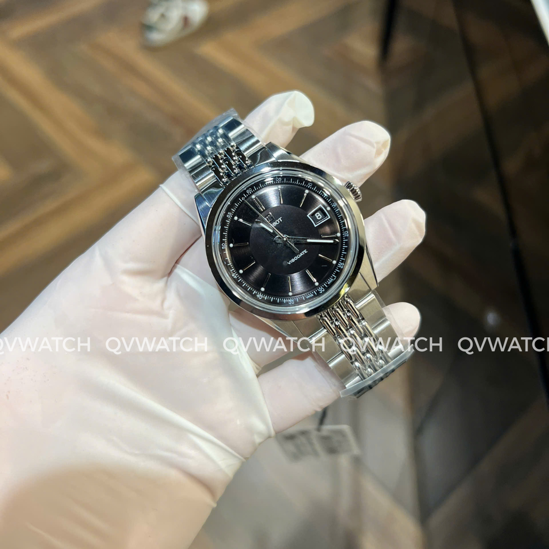 Đồng hồ nam Tissot Visodate 39mm T157.407.11.051.00 - Image 6
