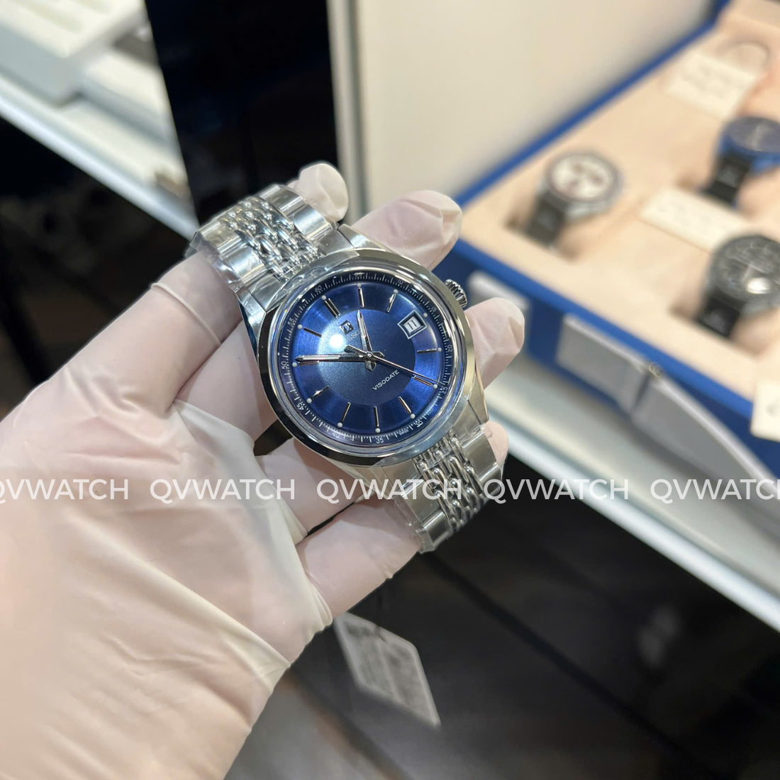 Đồng hồ nam Tissot Visodate 39mm T157.407.11.041.00 - Image 6