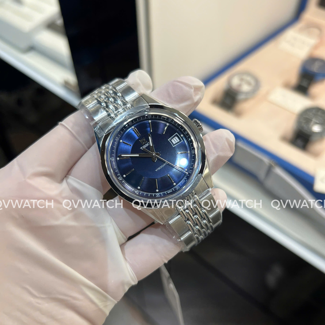 Đồng hồ nam Tissot Visodate 39mm T157.407.11.041.00 - Image 4