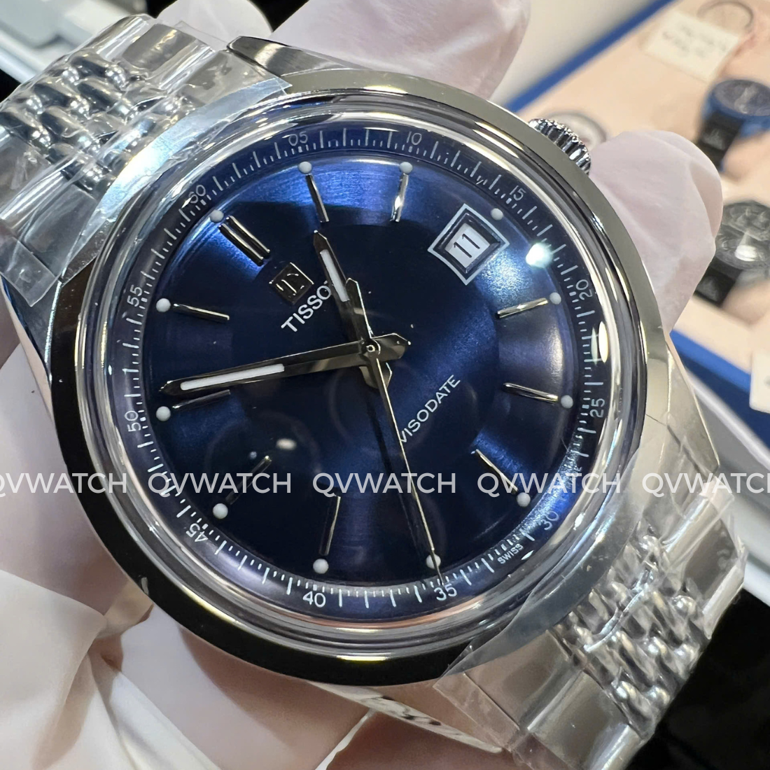 Đồng hồ nam Tissot Visodate 39mm T157.407.11.041.00 - Image 2