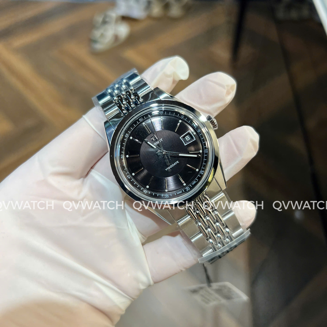 Đồng hồ nam Tissot Visodate 39mm T157.407.11.051.00 - Image 4