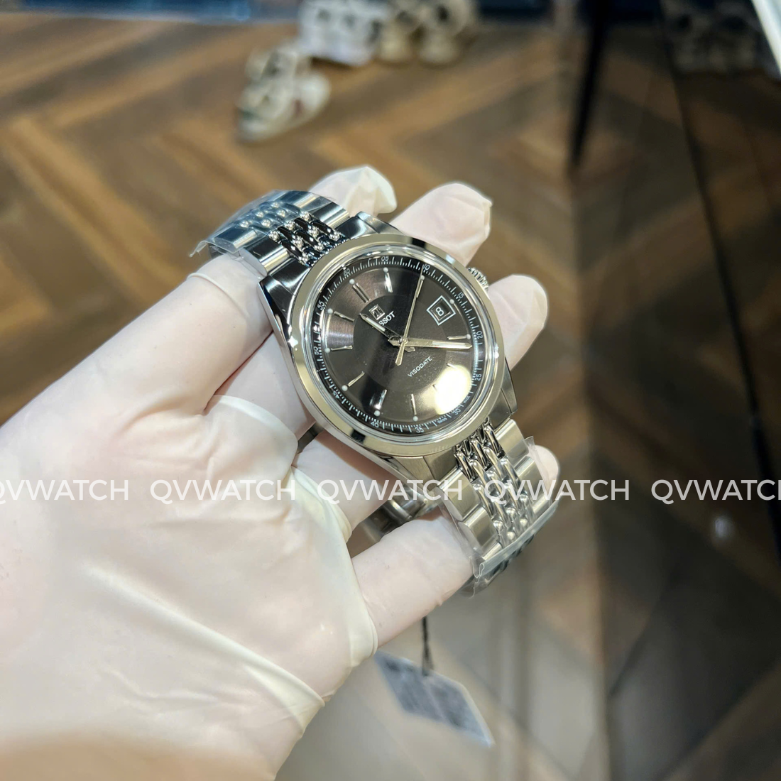 Đồng hồ nam Tissot Visodate 39mm T157.407.11.051.00 - Image 3