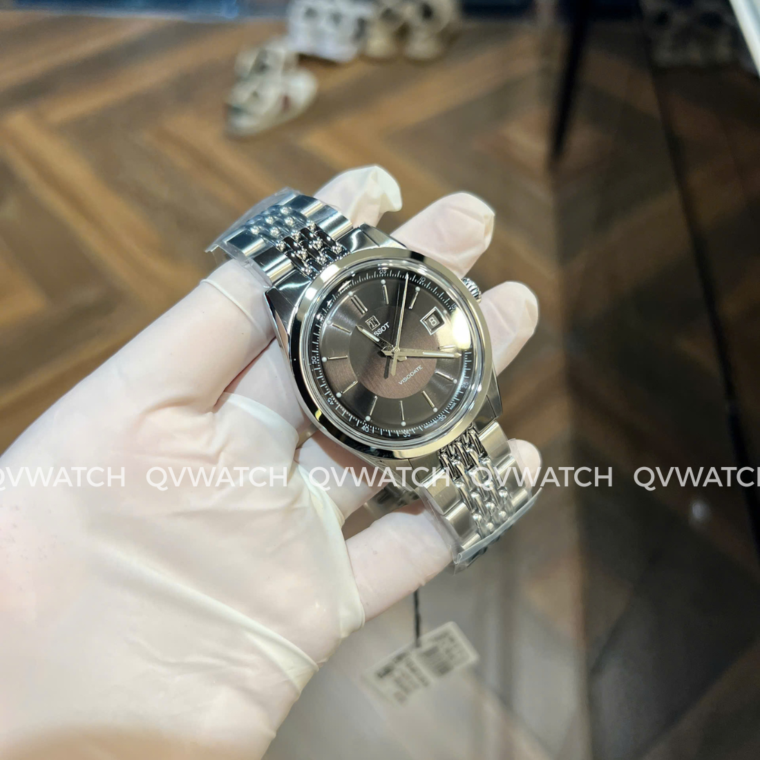 Đồng hồ nam Tissot Visodate 39mm T157.407.11.051.00 - Image 2