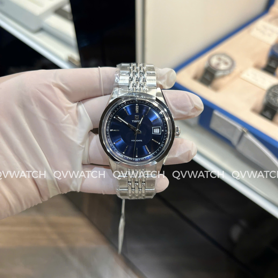 Đồng hồ nam Tissot Visodate 39mm T157.407.11.041.00 - Image 9