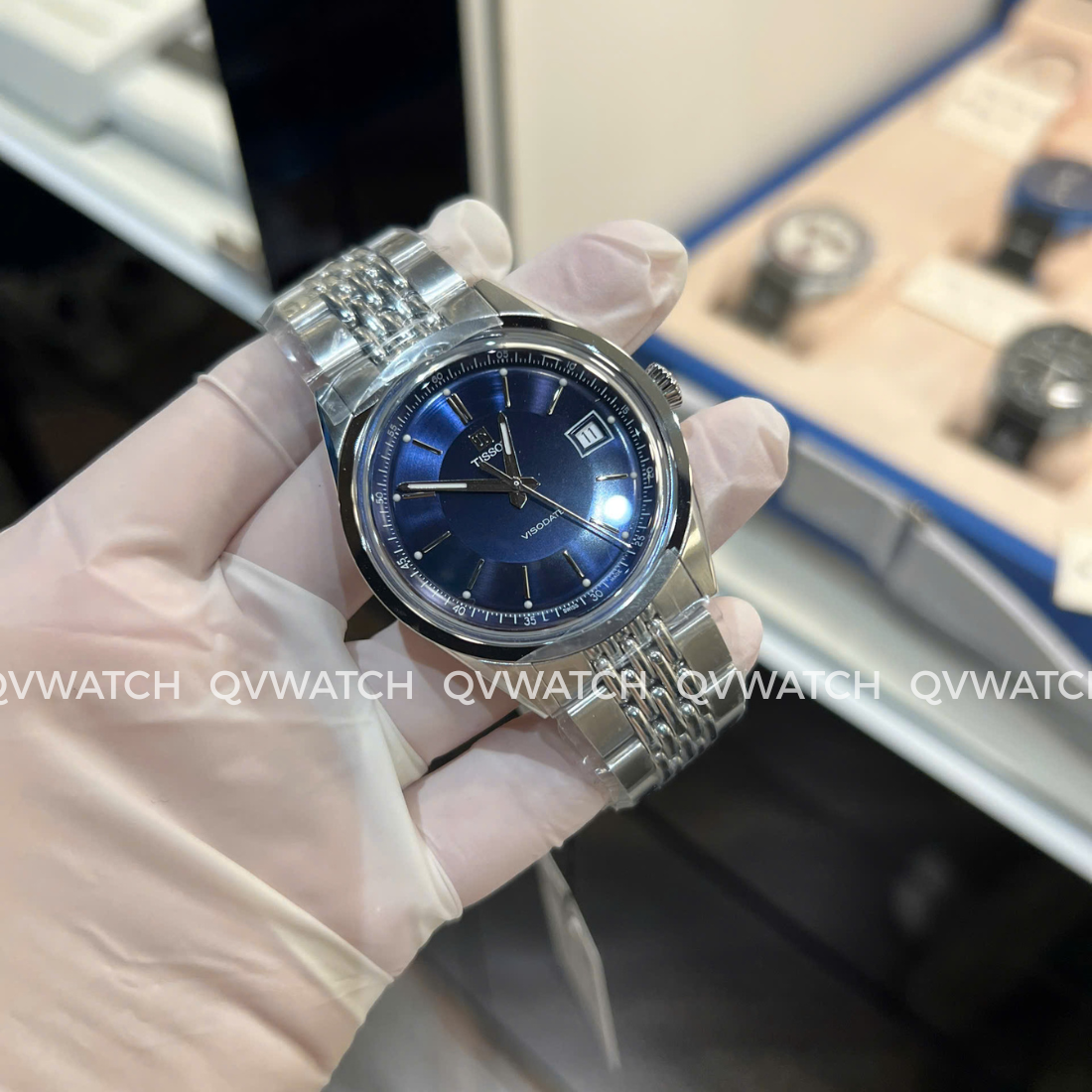 Đồng hồ nam Tissot Visodate 39mm T157.407.11.041.00 - Image 8